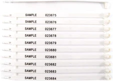 100 Plastic Security Seals for Truck Trailer - Numbered, Container, Load Seals (
