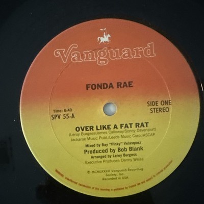 Fonda Rae   Over Like A Fat Rat | Vinyl | 1982 | SPV 55 | VG+