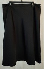 NEW WOMENS Liz Claiborne CAREER FULLY LINED BLACK SKIRT SIZE 16