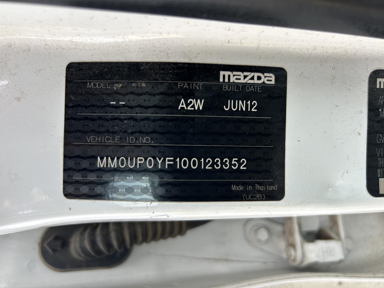 Mazda Bt-50 Right Front Outer Door Handle UP 10/2011-06/2020 - thumbnail 7