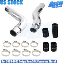 For 2003-07 Dodge Ram 5.9l Cummins Diesel Polished Intercooler Pipe Boots Kit