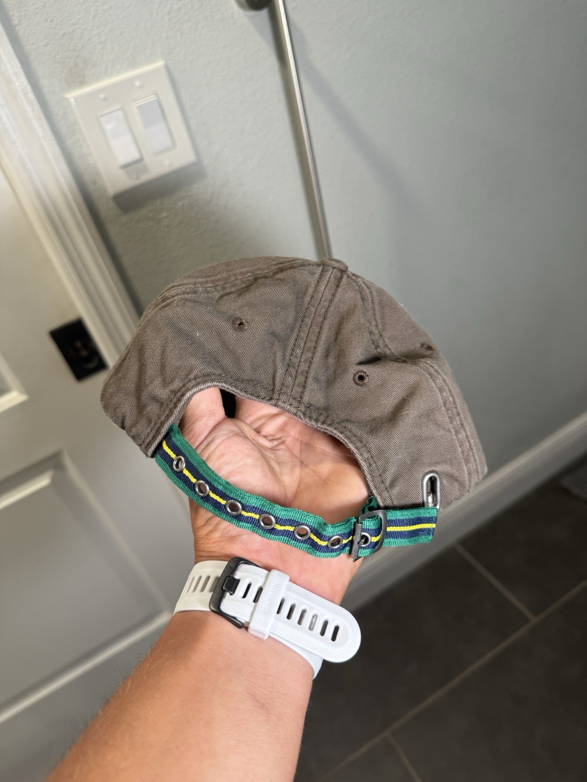 Lacoste Hat Brown Adjustable Strap Embroidered Lo… - image 2