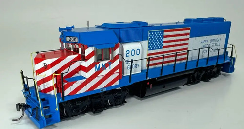 RAPIDO HO EMD GP40 MKT BICENTENNIAL SCHEME 1975+ DC/DCC/SOUND #200 PN 40559 | Zustand: New
