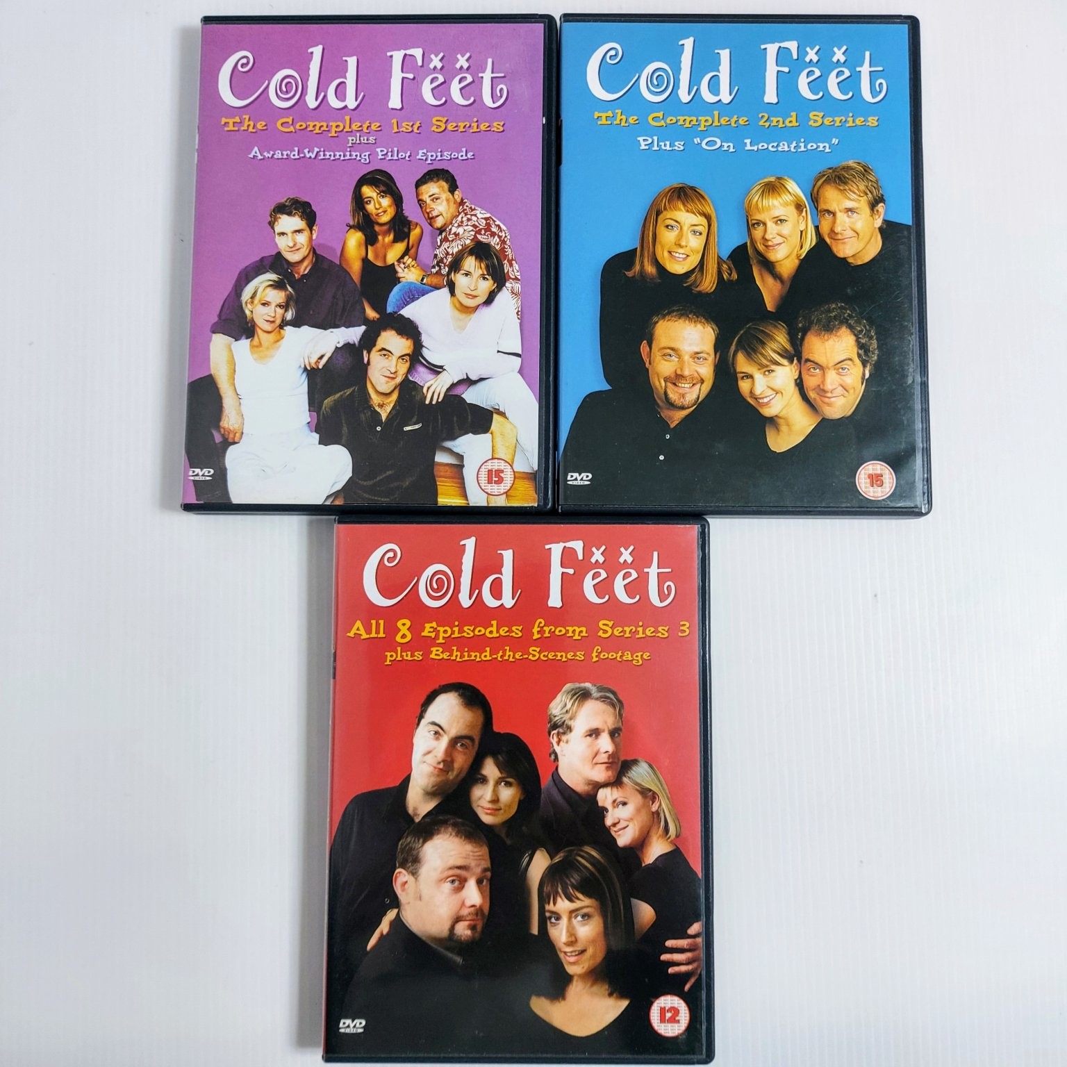 Cold Feet Complete Series 1 2 3 DVD Set James Nesbitt British Comedy Drama