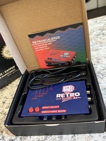 Vintage 1985 Nintendo NES Action Set Bundle+Retro Scaler2x+7 Games+Poster