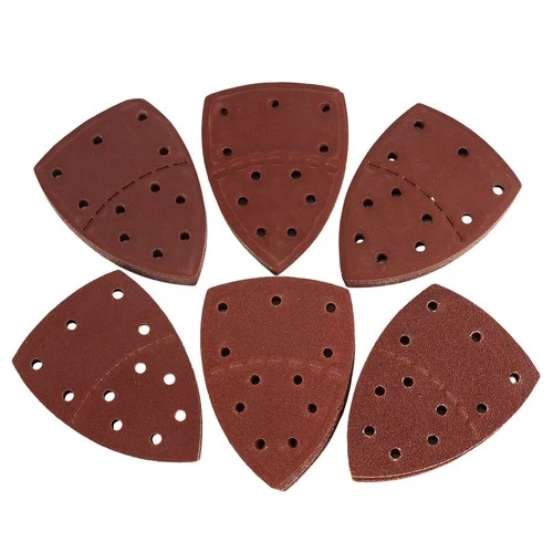 Set de papier de verre tampon de disque de ponçage 60 pièces adapté pour broyeur multi Parkside PMS 160