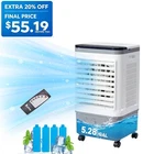 3-in-1 Evaporative Air Cooler Swamp Portable Humidifier Fan 12H Timer 5.28Gal