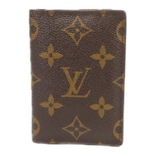 LOUIS VUITTON LV Pocket Organizer Card Case M60502 Monogram Brown