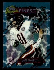 1995 Finest #258 Jeff Graham Card Chicago Bears