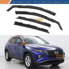 For 2022-2026 Hyundai Tucson In-channel Rain Guards Window Visors Vent Shade