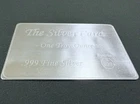 The Silver Card 1 Troy Ounce .999 Fine Silver Pyromet Bar With COA & Sleeve