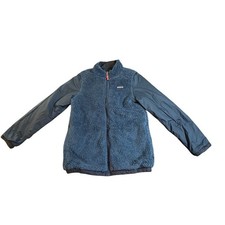 Patagonia Kids Reversible 4 in 1 Everyday Jacket Navy Blue Fleece Coat Large 12