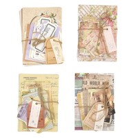 Scrapbook-Papier, 400 Blatt Journaling-ZubehöR FüR Vintage-Bastelplaner, Ju6050