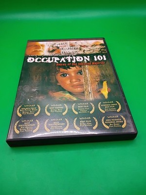 Occupation 101 (DVD 2007) Voices Of The Silenced Majority Documentary FREE SHIP