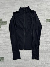 Athleta Salutation Jacket Womens XS Black Nyl...