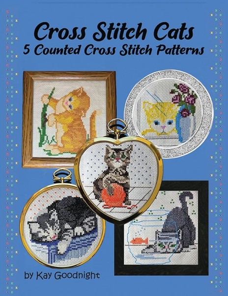 Cross Stitch Cats 5 Counted Cross Stitch Patterns Goodnight Taschenbuch Englisch-image