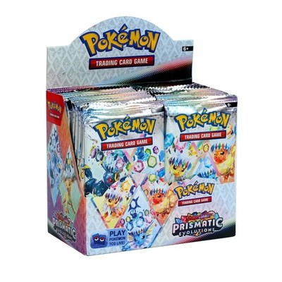 18 Random Packs Pokemon Prismatic Evolutions English Booster Trading Cards