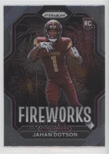 2022 Panini Prizm Fireworks Jahan Dotson #F-23 Rookie RC 0x27
