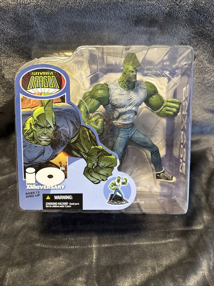 Savage Dragon Figure 10th Anniversary Spawn 2002 McFarlane Image