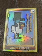 CHICKEN JOCKEY! GOLD! 20/50 Minecraft 2025 Panini Special Edition Card RARE! GEM