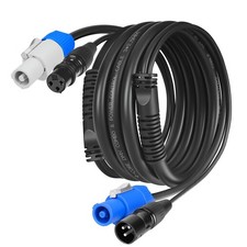 SMALL-EYE 3 Pin DMX  Power Con Combo Link Cable 25 ft   13AWG Power Contr