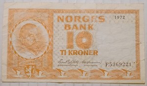 Sweden - 1972 10 Kronor Michelsen & Shipping Norges Bank