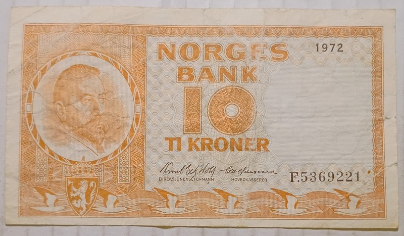 Sweden - 1972 10 Kronor Michelsen & Shipping Norges Bank