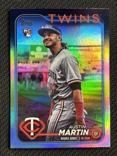 2024 Topps Update Rainbow Foil Austin Martin RC Debut Minnesota Twins US114