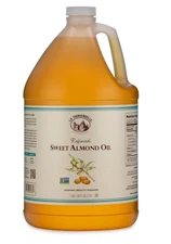 Refined Sweet Almond Oil 1 Gallon - Food Grade Cooking & Moisturizing Carrier Oi