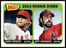 2014 Topps Heritage Buddy Boshers / Matt Shoemaker #194