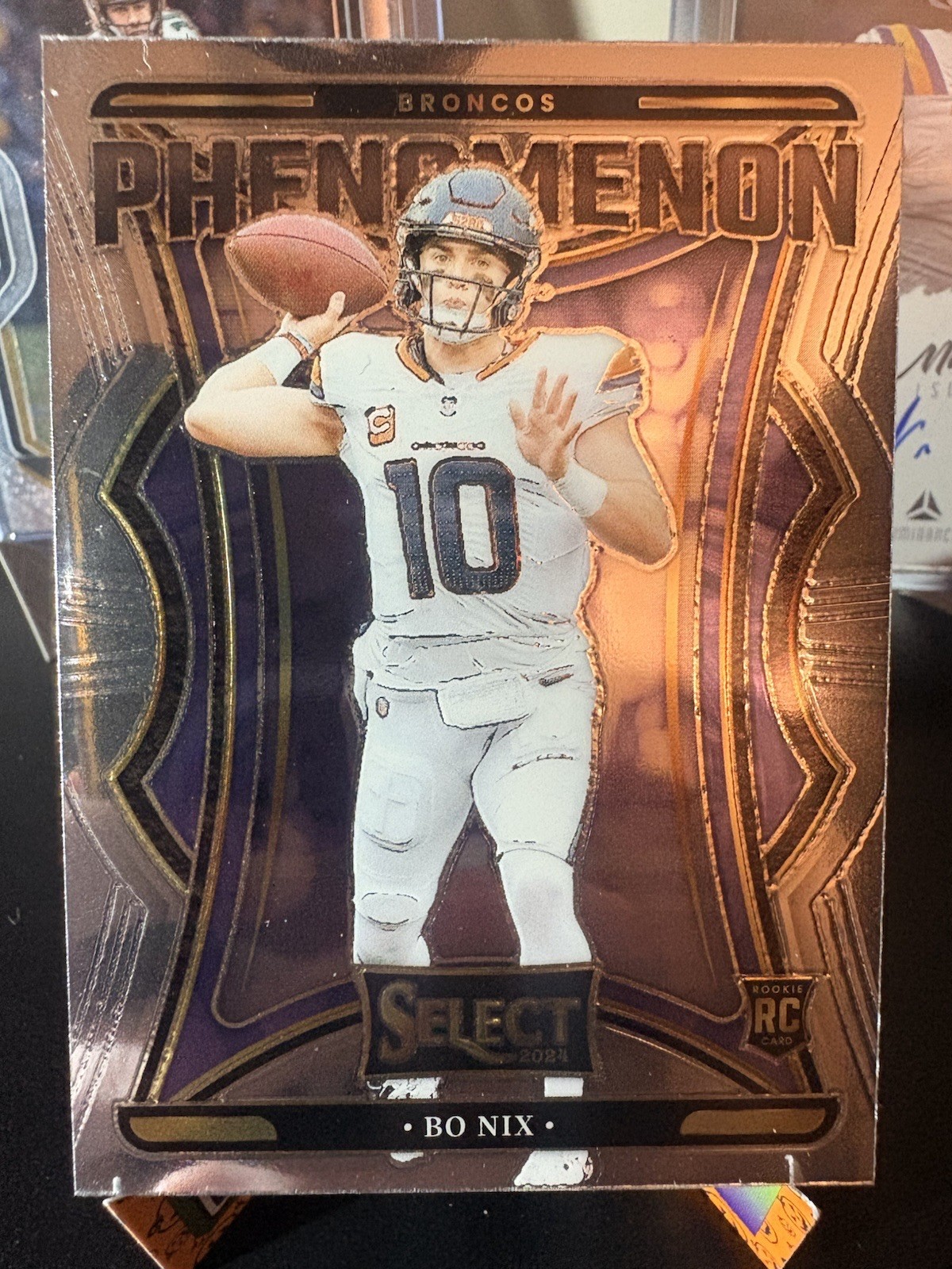 2024 Panini Select - Phenomenon Bo Nix #4 (RC)
