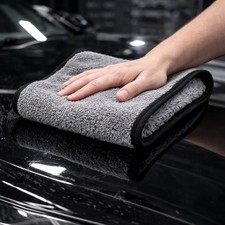 144 x 380gsm Microfibre Car Drying Towels Buffing Cloths 40CM x 60CM Joblot Bulk