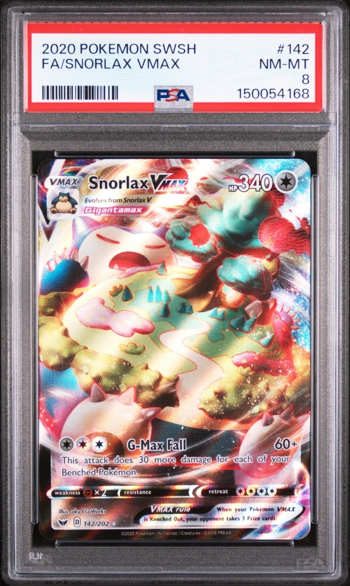 snorlax vmax pokemon card value - 142/202 - Sword & Shield VMAX rule Snorlax VMAX 142/202 Swsh01: Sword