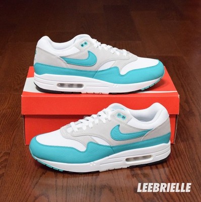 Nike Air Max 1 White Clear Jade Grey DZ4549-001 Size 10.5