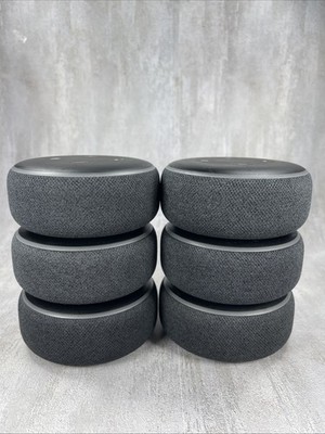 Lot of 6 Amazon Alexa Echo Dot C78MP8  Smart Home Speakers - No Power Cords