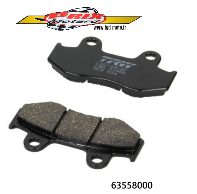 Plaquettes de frein avant TRW Lucas moto Honda XR250R 1984 1986 garniture organique