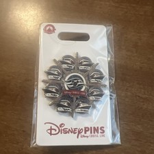 authentic disney pin All 8 Ships In Sealed Plastic Bag