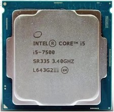 Intel Core i5-7500 desktop cpu Processor 3.4 GHz, 4 Cores, LGA 1151 - SR335