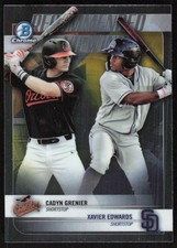 2018 Bowman Draft Recommended Viewing #RV-GE Cadyn Grenier / Xavier Edwards