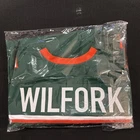 Vince Wilfork Signed Miami College Green Football Jersey (Beckett)