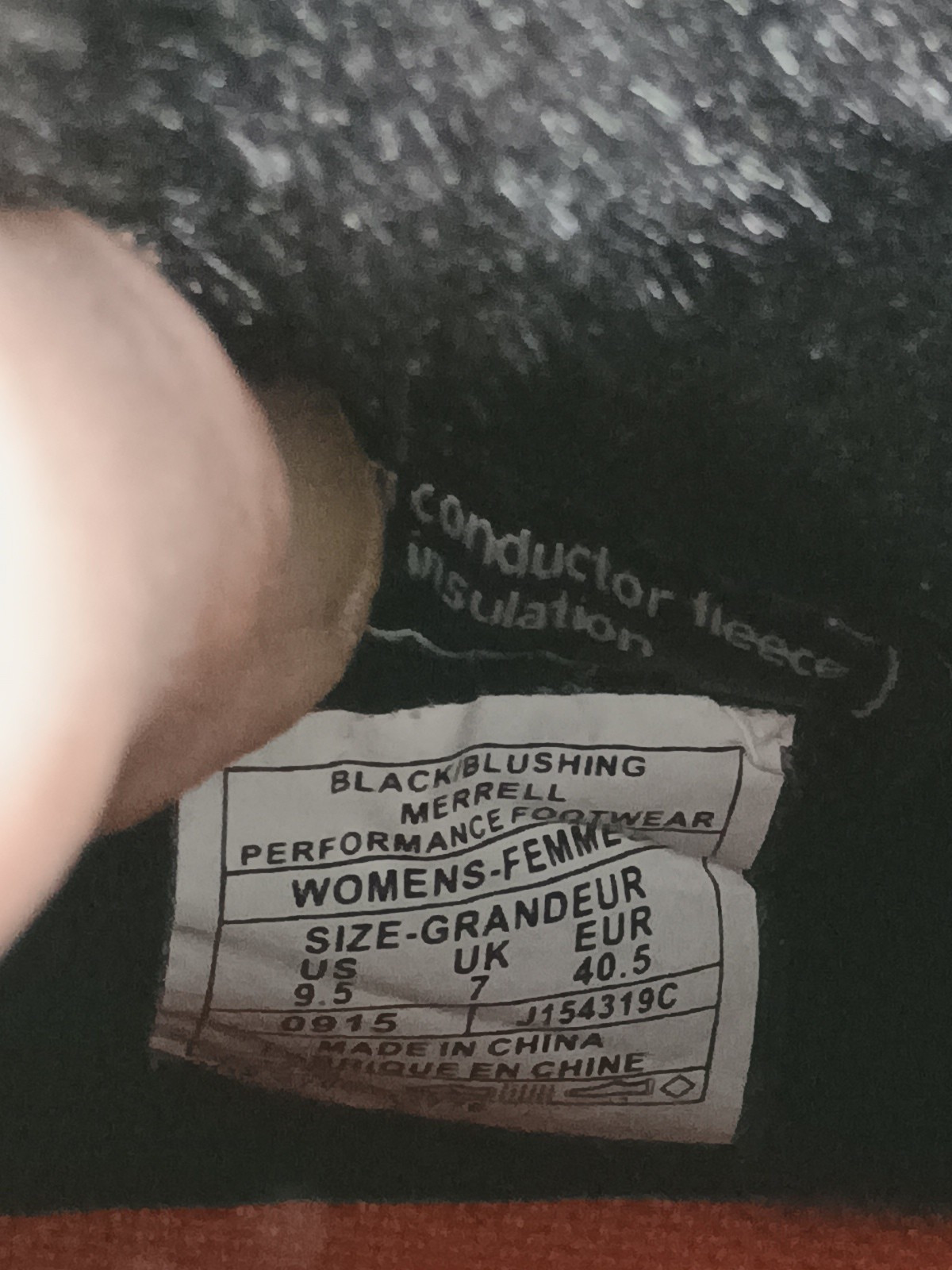 Merrell Stivali Invernali Donna 9.5 Icerig J154319C Nero Impermeabili Escursionismo