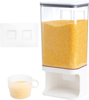 Rice Dispenser, Wall-Mounted Laundry Detergent Container, Cereal Dry Food Sto...