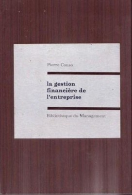 Die Finanzverwaltung des Unternehmens | Pierre Conso | Guter Zustand