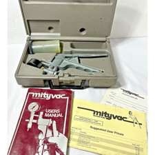 Silverline Mityvac Vacuum Pump Case Instruction For Parts Or Repair Vintage