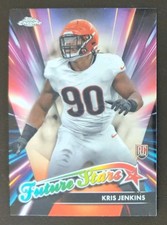 2024 Topps Chrome Football Kris Jenkins RC Future Stars Insert #FS-23