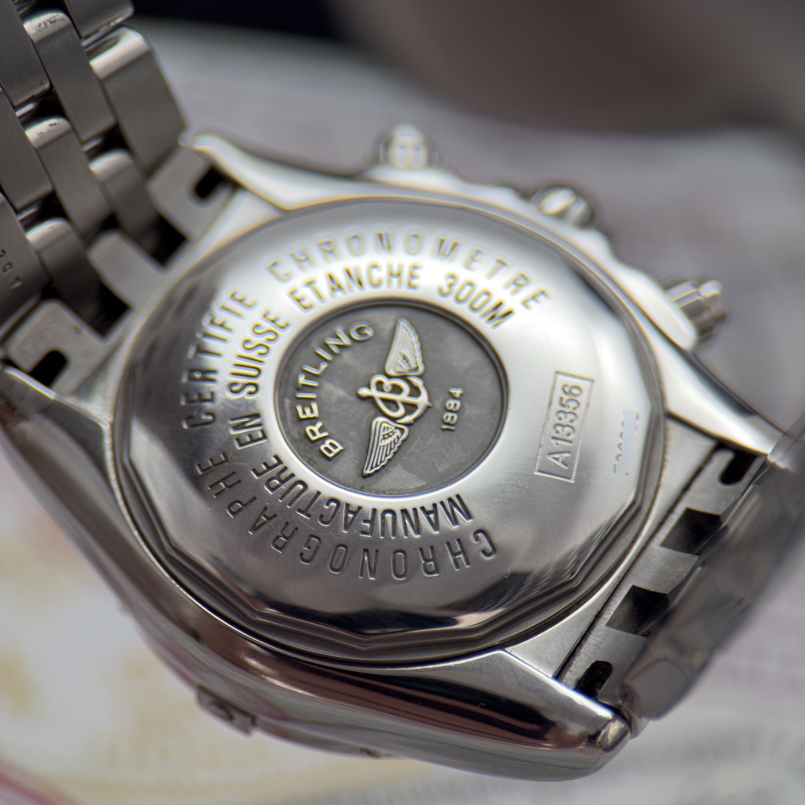 Breitling Chronomat Evolution 43mm Chronograph Bo… - image 11