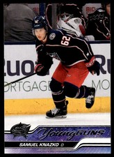 2023-24 Upper Deck Young Guns Samuel Knazko Rookie Columbus Blue Jackets #483