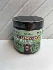 Dog Allergy Chews Itch Relief Prebiotics + Probiotics EXP:01/26