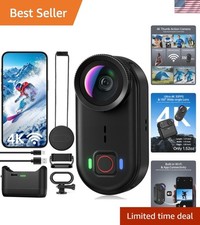 4K Mini Body Action Cameras POV Body Cam, 64GB Sports Camera with Audio Video...