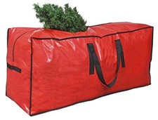 Christmas Tree Storage Bag  Fits Up to 7 Ft. Tall Disassembled Holiday Red
